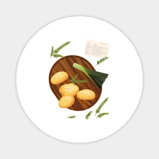 Potato Recipe Magnet